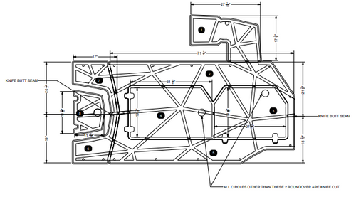 NON-SKID, FLOORBOARD P23 -- 2024 -- 2026