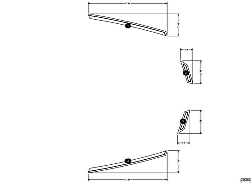 NON-SKID, FWD GUNNEL P23