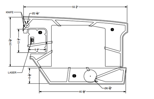 NON-SKID, LOVESEAT STRINGER  P23