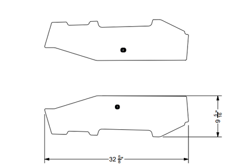 NON-SKID, MAX LOUNGE DECK SIDES  P-SERIES