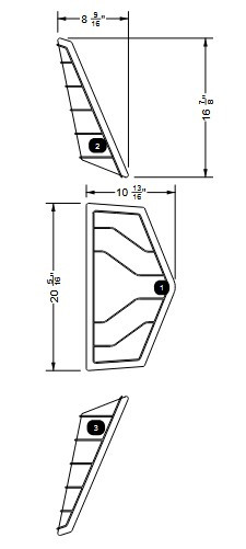 NON-SKID, GUNNEL BOW FWD 2026 G-SERIES 2026