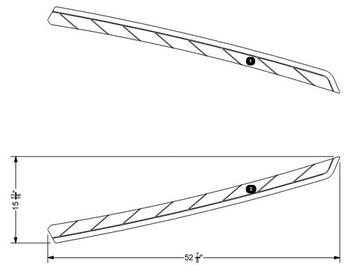NON-SKID, GUNNEL BOW SIDES P/S G23 2026