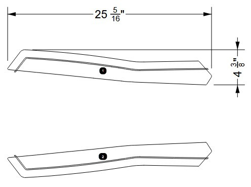 NON-SKID, GUNNEL AFT P/S G23/G25 2026