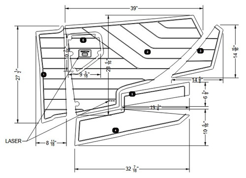 NON-SKID, STRINGER BOW STBD G23 2026