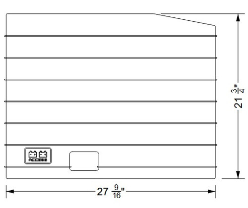 NON-SKID, BATTERY ACCESS LID G23/G25 2026