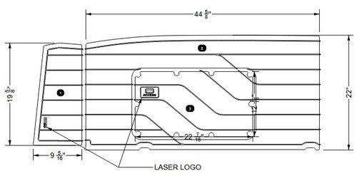 NON-SKID, STRINGER AFT PORT G23/G25 2026