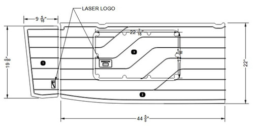 NON-SKID, STRINGER AFT STBD G23/G25 2026