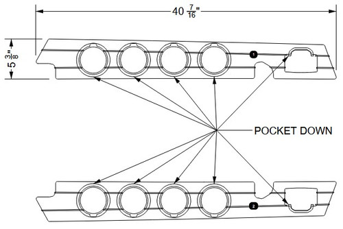 NON-SKID, POCKET COCKPIT P/S W/WIRELESS CHARGER (OPT) G25 2026