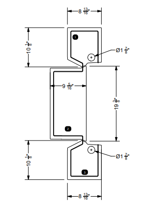 NON-SKID, SECONDARY STEP VENT  P 23/P25 -SERIES