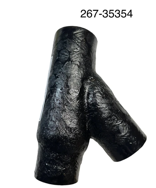 Y-CONNECTOR, 2 (3-1/2") IN, 4" OUT (12 L)