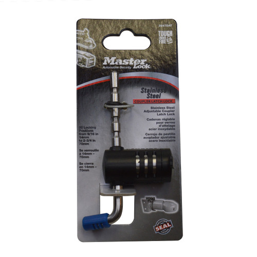 Trailer coupler lock for Nautique Trailers