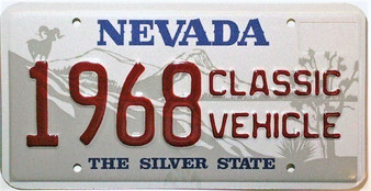 classic vehicle novelty license plates