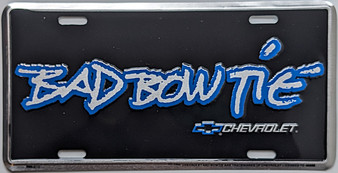 chevrolet bad bow tie novelty plate