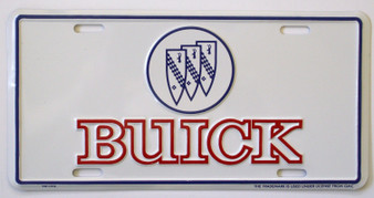 buick front auto plate