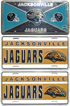 Jacksonville Jaguars novelty plates