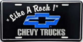 Like a Rock Chevy Trucks novelty plate