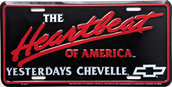 Chevrolet Chevelle license plate