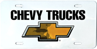 chevy trucks novelty plate