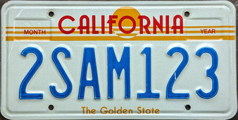 California sunset sample plate golden state