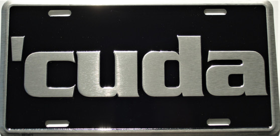 plymouth barracuda plate