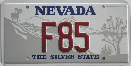 f85 oldsmobile plate