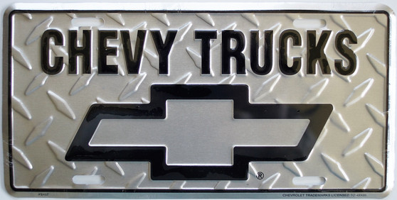 Chevrolet Trucks novelty license plate