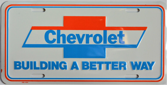 Building a Better Way novelty license plate