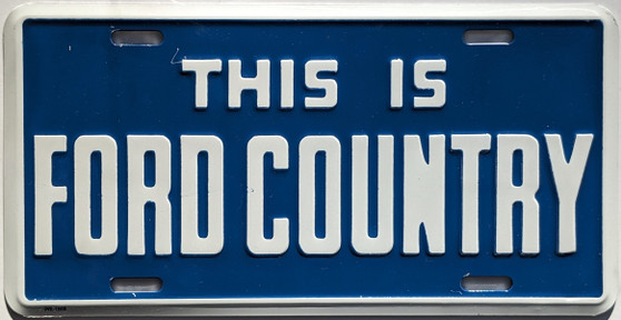 ford country novelty plate