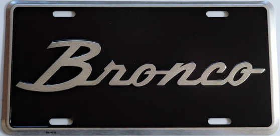 ford bronco novelty plate