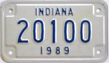 Plaque Vélo Ancienne Indiana Wabash 1969 #85A 228