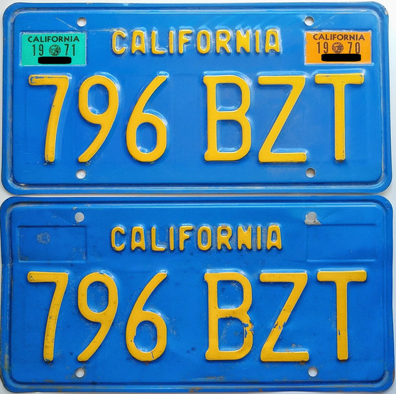 Old California license plates for sale