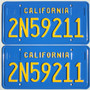California license plates for sale