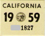 1959 California sticker