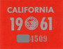 1961 California sticker