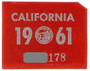 1961 California sticker