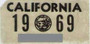 1969 California decal