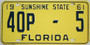 vintage florida tags for sale