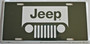 Jeep novelty plate for sale