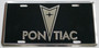 pontiac novelty license plate