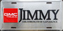 GMC truck jimmy souvenir plate