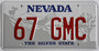 1967 gmc novelty license plate