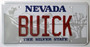 Buick novelty plates