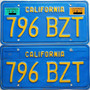 Old California license plates for sale