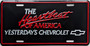 Heartbeat of America Yesterday's Chevrolet novelty plate