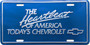 Heartbeat of America Today's Chevrolet novelty plate