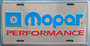 Mopar Performance License Plate