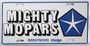 Mighty Mopars license plate