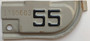 1955 California license plate tab