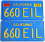 Vintage California license plates for sale