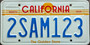 California sunset sample plate golden state